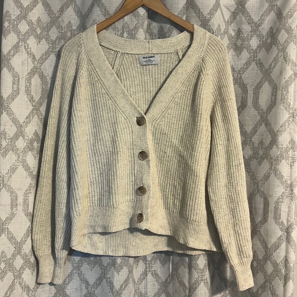 Old Navy women’s size medium button up sweater